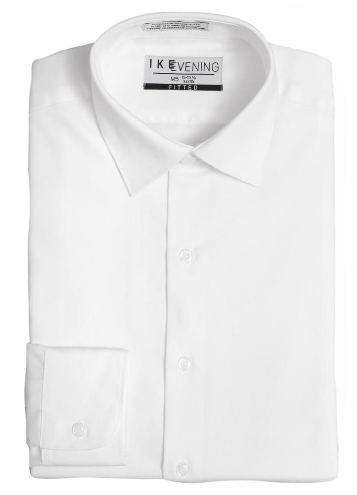 White Twill Spread Collar Rome's Tuxedos & Suits