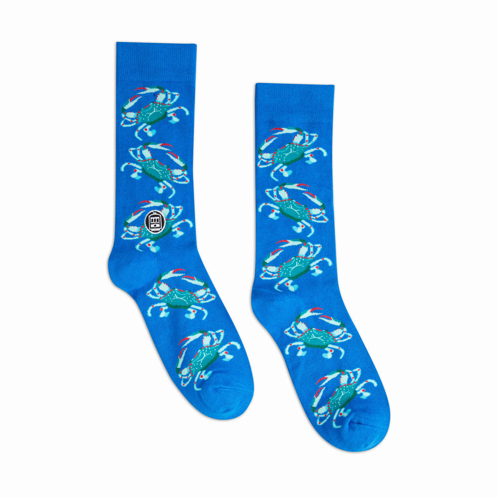 Blue Crab Sock