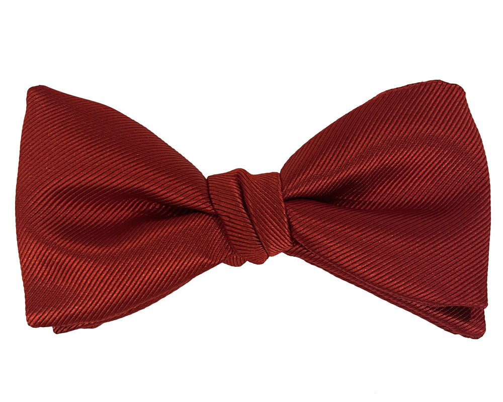 PERSIMMON HAND-KNOT BOW TIE
