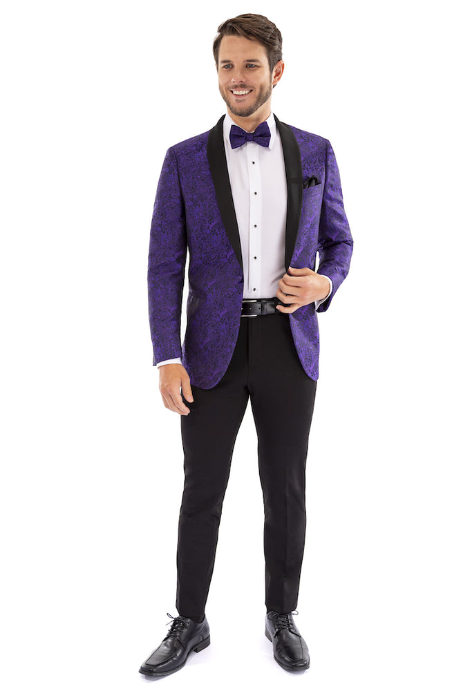 Purple Aries Paisley Tuxedo