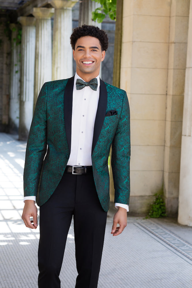 Forrest Green Aries Paisley Tuxedo