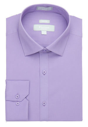 Iris Slim Fit Stretch Dress Shirt Rome's Tuxedos & Suits Iris Slim Fit Stretch Dress Shirt Rome's Tuxedos & Suits