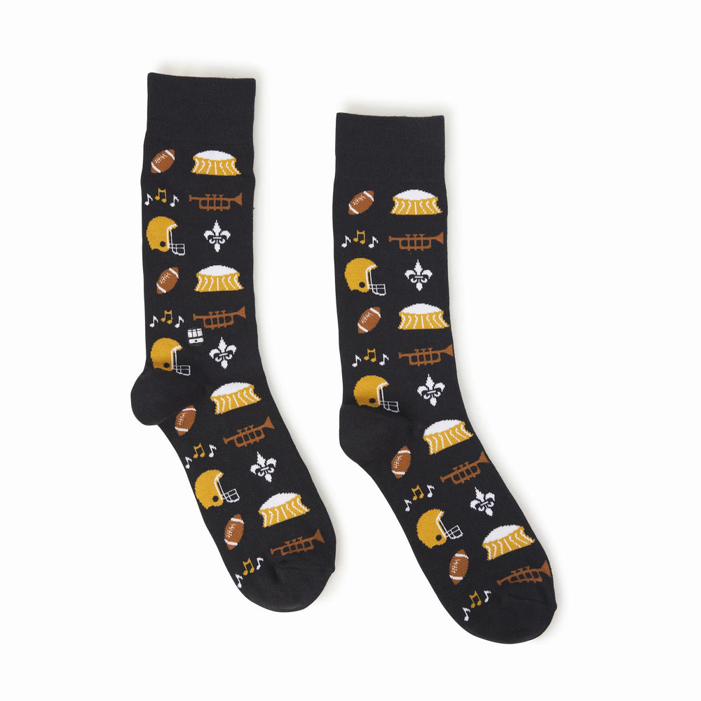 N.O. Football Sock