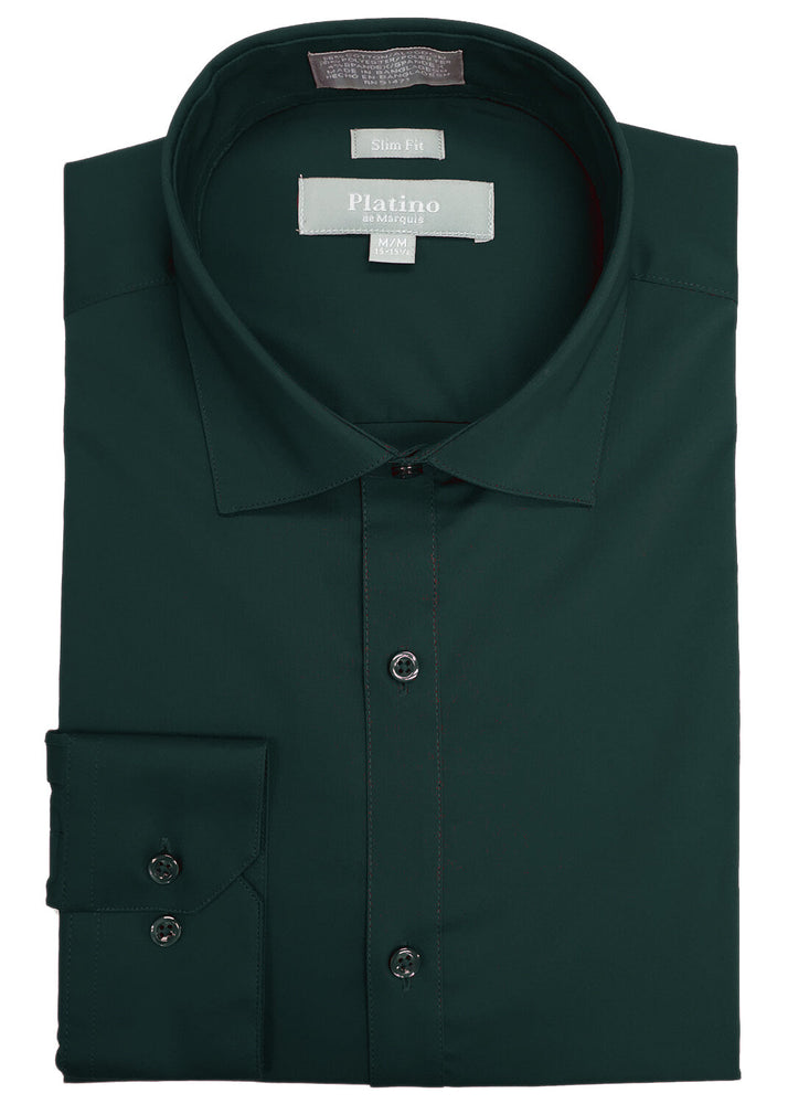 Black Slim Fit Stretch Dress Shirt Rome's Tuxedos & Suits Black Slim Fit Stretch Dress Shirt Rome's Tuxedos & Suits