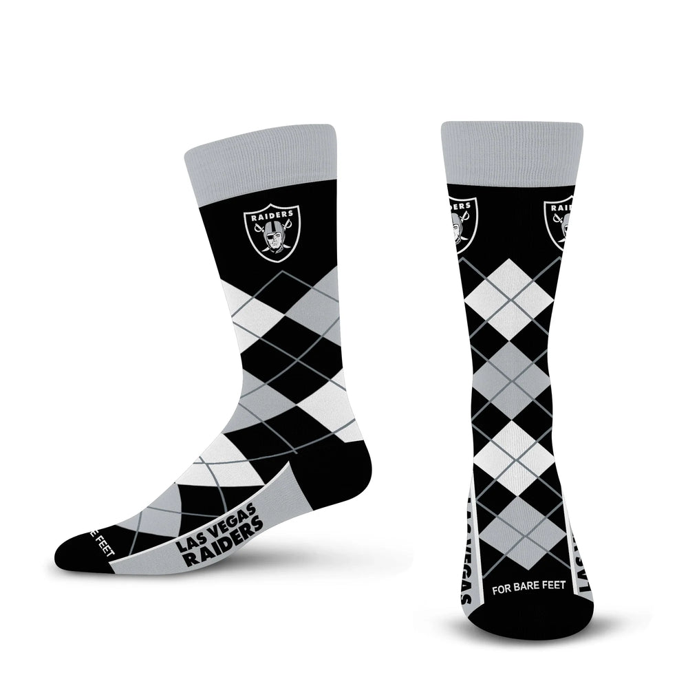 Las Vegas Raiders Argyle Socks