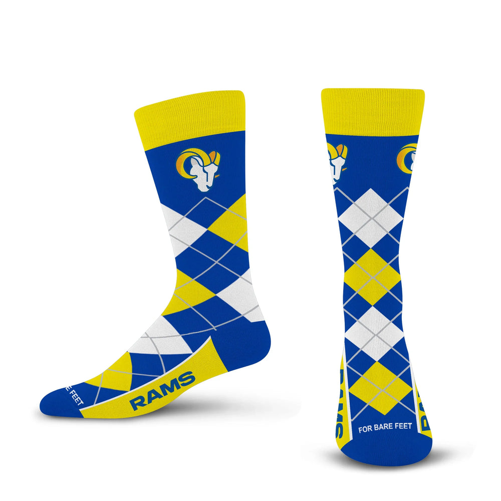 Los Angeles Rams Argyle Socks