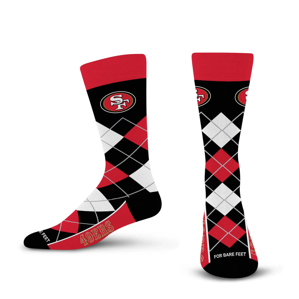 San Francisco 49ers Argyle Socks