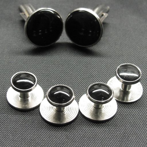 Black & Silver Stud Set