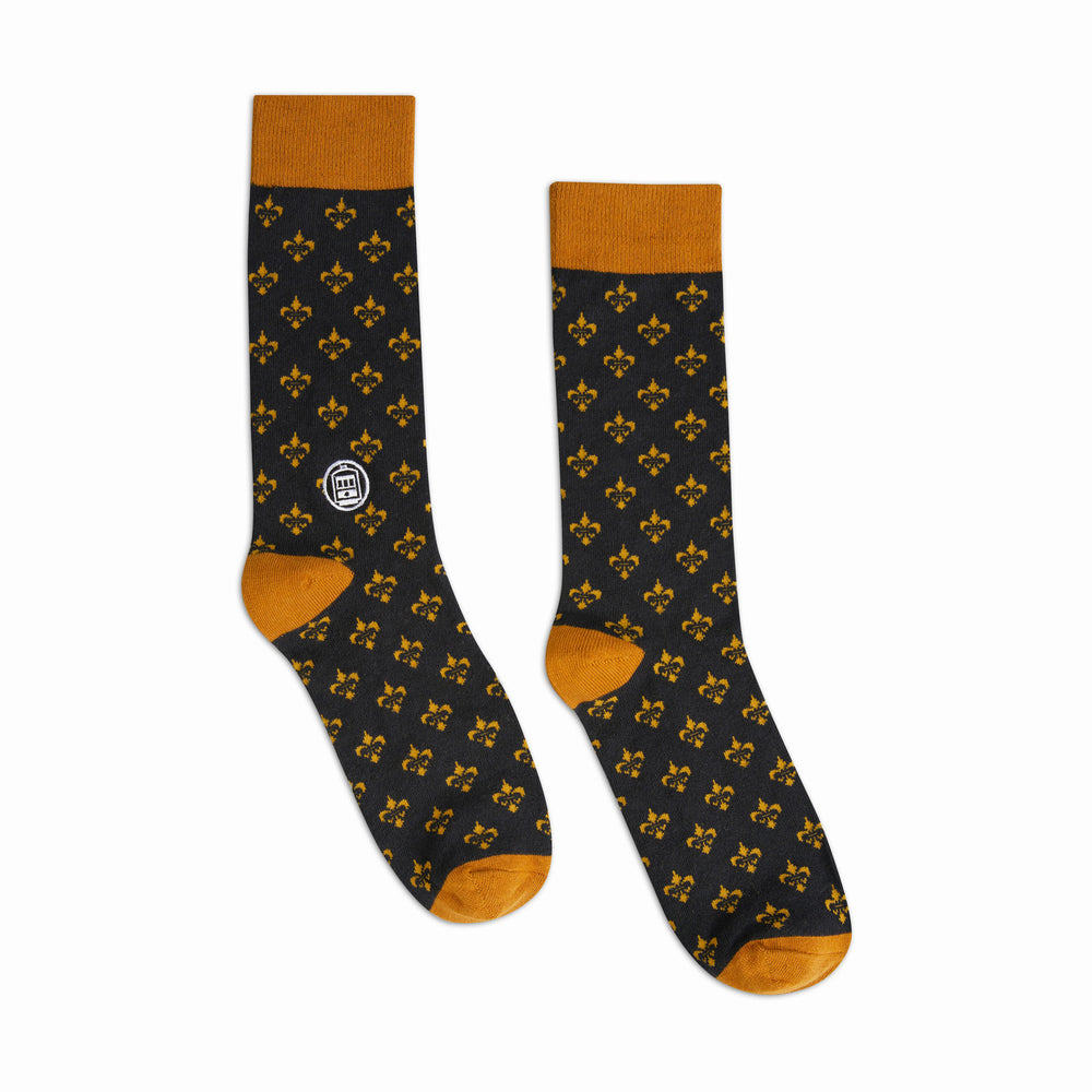 Black & Gold Sock