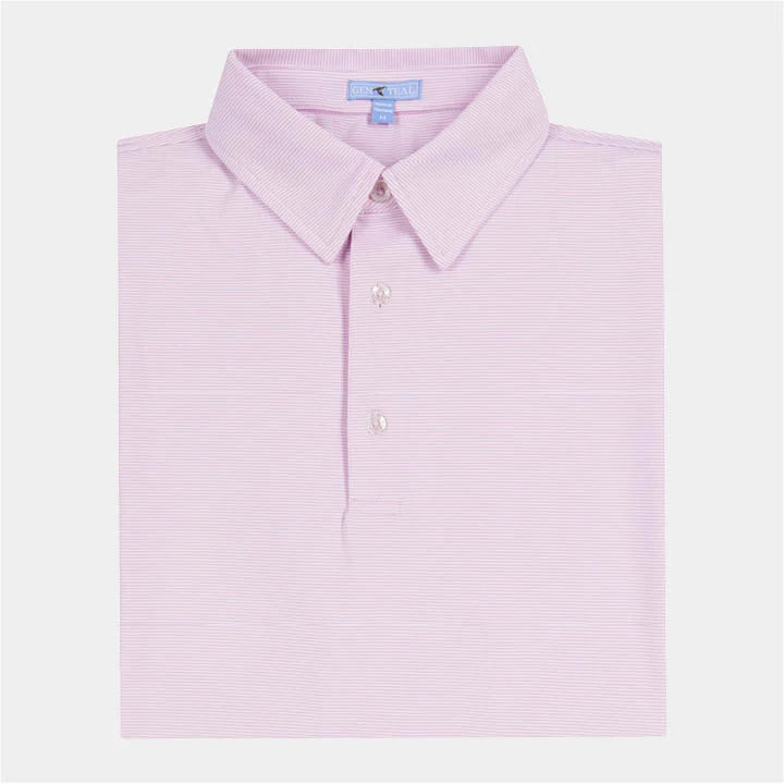 Club Pinstripe Performance Polo