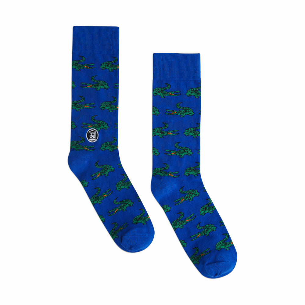 Gator Blue Sock