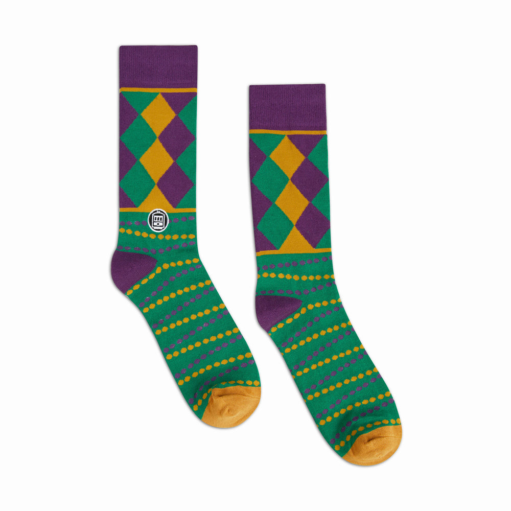 Mardi Gras Sock