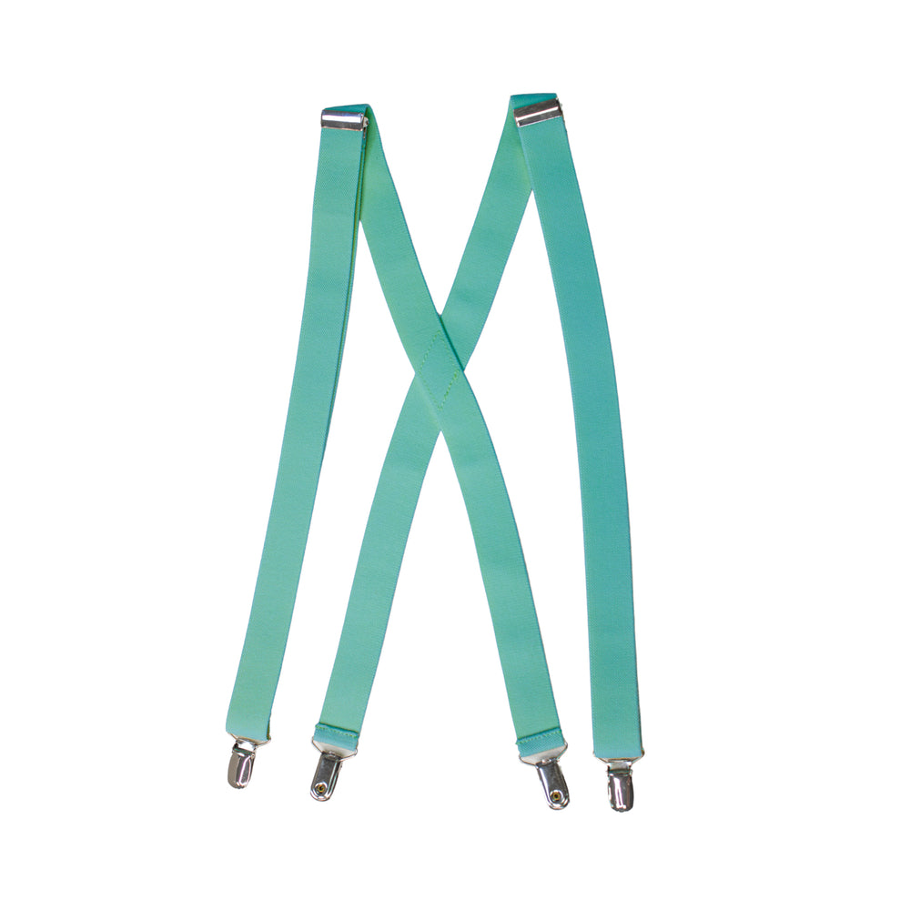 Tiffany Blue Suspenders