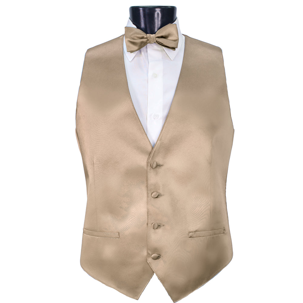 Taupe Simply Solid Vest