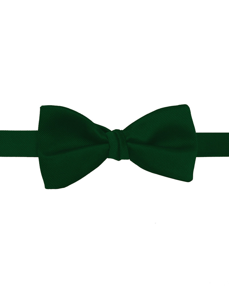 Hunter Green Hand Knot Bow Tie