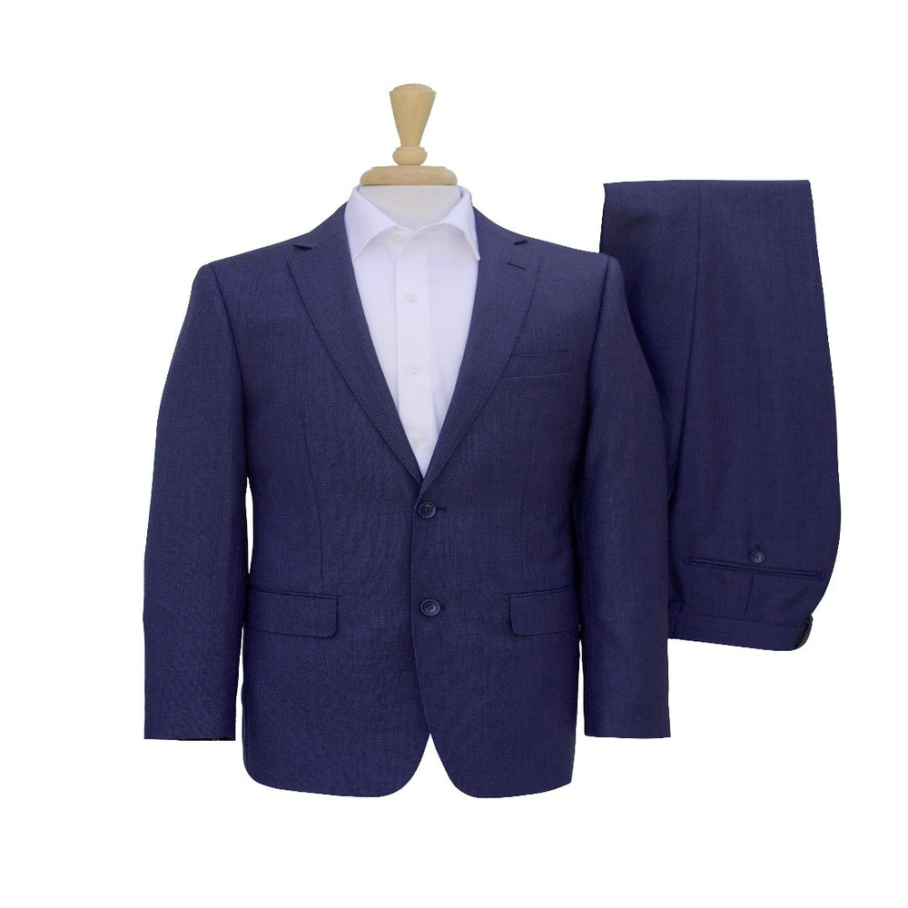 Blue Birdseye Suit