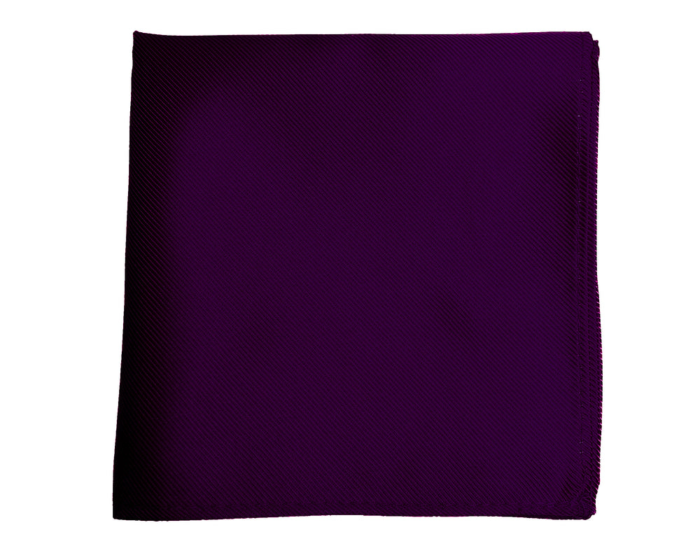 PLUM POCKET SQUARE