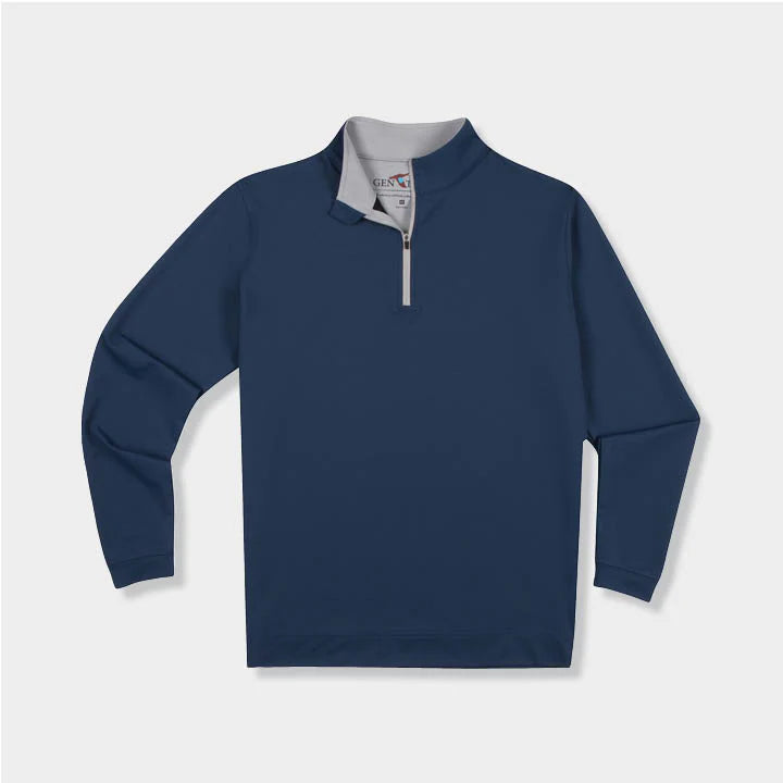 Blue Genteal Performance Quarter Zip