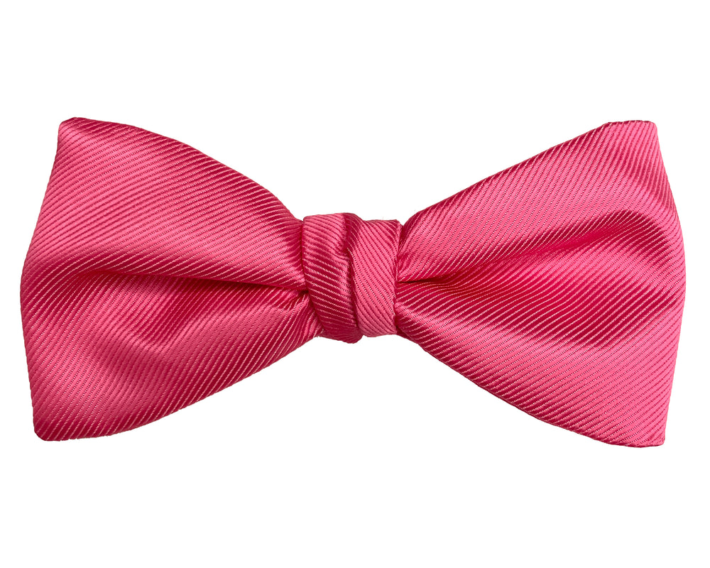 BUBBLE GUM HAND-KNOT BOW TIE