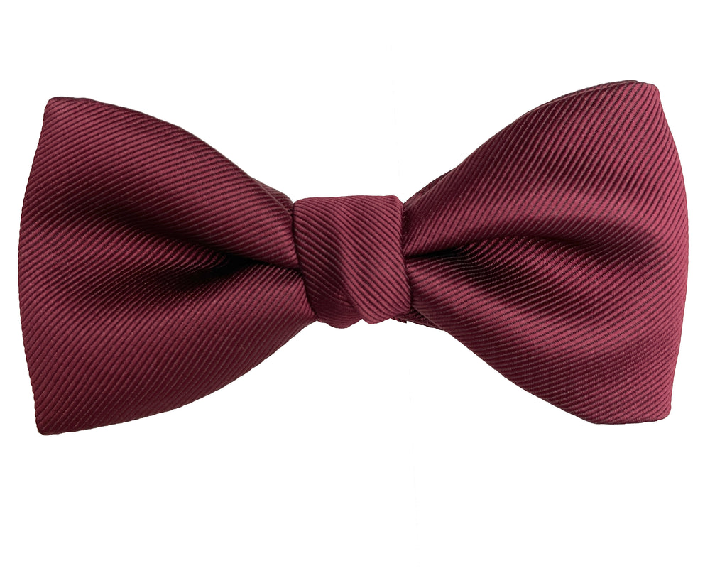 WINE HAND-KNOT BOW TIE